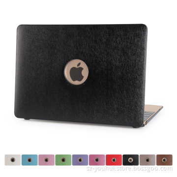 Manufactory Silk Pattern Leather Cover Case for Macbook 11" 12" 13" 15"for Apple Laptop with Retina